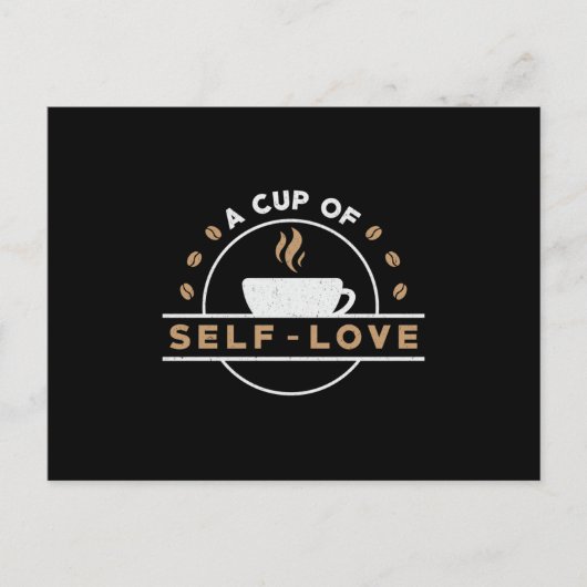 Mental Health A Cup Of Self-Love Care Awareness Briefkaart (Voorkant)