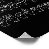 Mental Health Awareness Asl Sign Language Hands Mu Poster (Hoek)