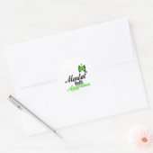 Mental Health Awareness Butterfly Ronde Sticker (Envelop)