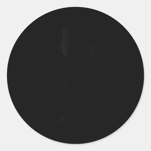 Mental Health Awareness Cat Semicolon Shirt_ Cat L Ronde Sticker (Voorkant)