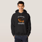 Mental Health Awareness Chocolate Bunny Funny East Hoodie (Voorkant volledig)