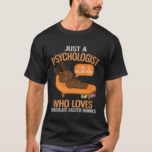 Mental Health Awareness Chocolate Bunny Funny East T-shirt (Voorkant)