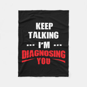 Mental Health Awareness Counselor Gift - Therapeut Fleece Deken