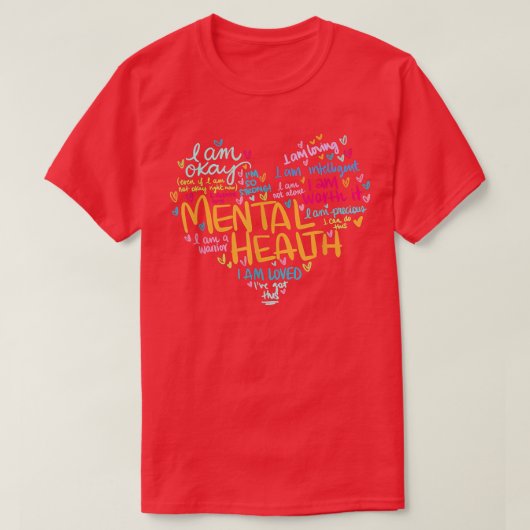 Mental Health Awareness Depression Pullover Heart (Design voorkant)