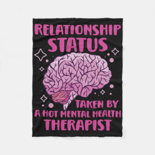 Mental Health Awareness Depression Suicide Prevent Fleece Deken