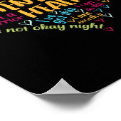 Mental Health Awareness geeft Depressie Poster (Hoek)