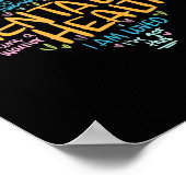 Mental Health Awareness geeft Depressie Poster (Hoek)