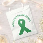 Mental Health Awareness Green Ribbon Bedankzakje (Geknipt)
