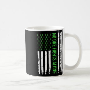 Mental Health Awareness Green Ribbon Koffiemok