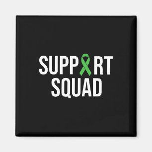 Mental Health Awareness Green Ribbon Support Squad Magneet
