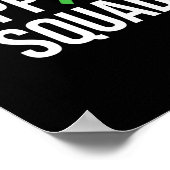 Mental Health Awareness Green Ribbon Support Squad Poster (Hoek)