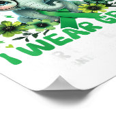 Mental Health Awareness Green Ribbon voor de Warri Poster (Hoek)