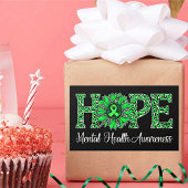 Mental Health Awareness Hope Rechthoek Sticker