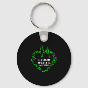 Mental health awareness krijger counselor sleutelhanger