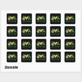 Mental Health Awareness Maand | Gezondheidskwestie Vierkante Sticker (Vel)