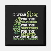 Mental Health Awareness Matters Support I Draag GR Magneet (Voorkant)