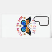 Mental Health Awareness Monarch Butterfly Samsung Galaxy Hoesje (Achterkant horizontaal)