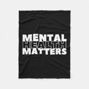Mental Health Awareness Month, Geestelijke Gezondh Fleece Deken