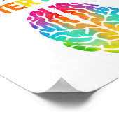 Mental Health Awareness Month geestelijke gezondhe Poster (Hoek)