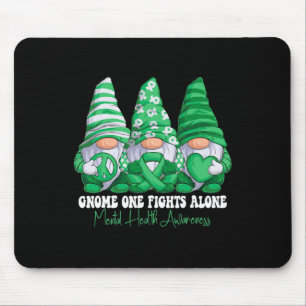 Mental Health Awareness Month Green Ribbon Gnomies Muismat