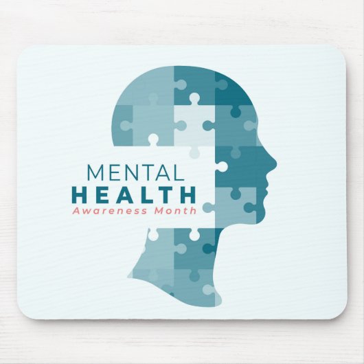 Mental Health Awareness Month Muismat (Voorkant)