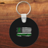 Mental Health Awareness Month Support Unit Green R Sleutelhanger (Voorkant)