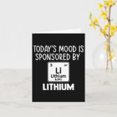 Mental Health Awareness Quote T-shirt Lithiumeleme Kaart (Gele Bloem)