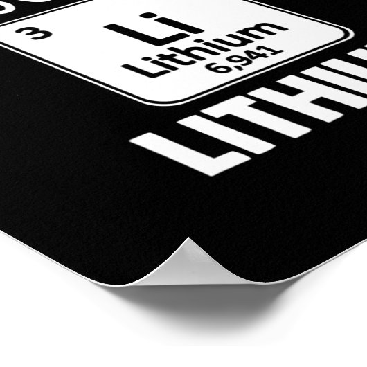 Mental Health Awareness Quote T-shirt Lithiumeleme Poster (Hoek)