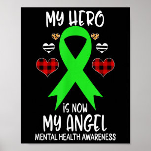 Mental Health Awareness Remembrance Hero is nu mij Poster