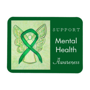 Mental Health Awareness Ribbon Angel Custom Magnet Magneet