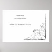 Mental Health Awareness Self Love Poster (Voorkant)