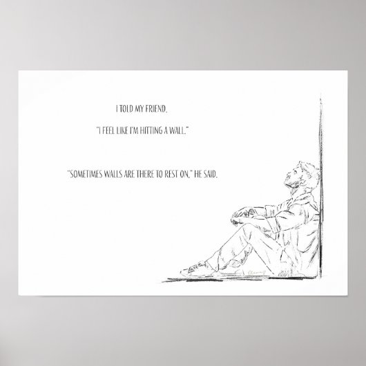 Mental Health Awareness Self Love Poster (Voorkant)