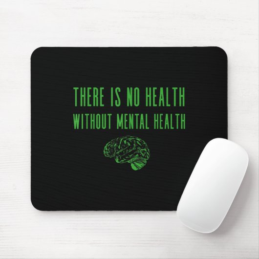 Mental Health Awareness Shirt - Groen Einde De Sti Muismat (Met muis)