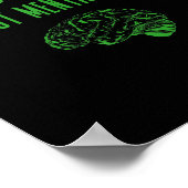 Mental Health Awareness Shirt - Groen Einde De Sti Poster (Hoek)