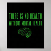 Mental Health Awareness Shirt - Groen Einde De Sti Poster (Voorkant)