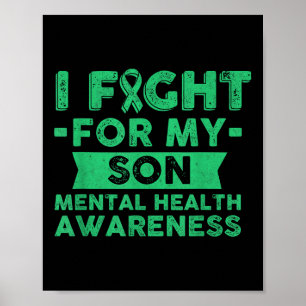 Mental Health Awareness Shirt - Ik vecht voor mijn Poster