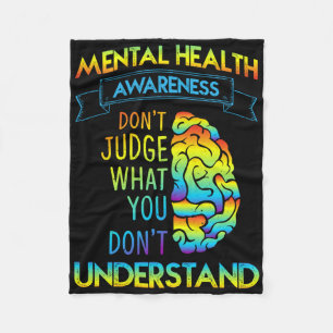 Mental Health Awareness Shirt maakt een einde aan Fleece Deken