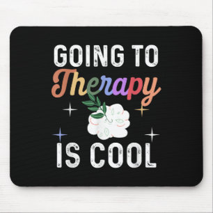 Mental Health Awareness Shirt Therapy is cool Muismat