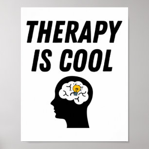 Mental Health Awareness Shirt Therapy is daar cool Poster