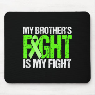 Mental Health Awareness Shirt waar mijn broers teg Muismat