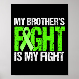 Mental Health Awareness Shirt waar mijn broers teg Poster