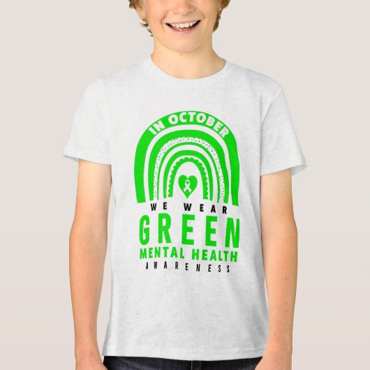 Mental Health Awareness Shirt - Wereldwijde geeste (Voorkant)