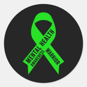 Mental Health Awareness Shirt - Wereldwijde geeste Ronde Sticker