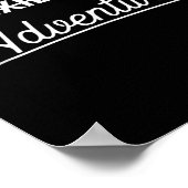 Mental Health Awareness Shirten Adventures niet AN Poster (Hoek)