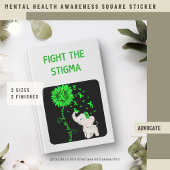Mental Health Awareness Square Sticker
