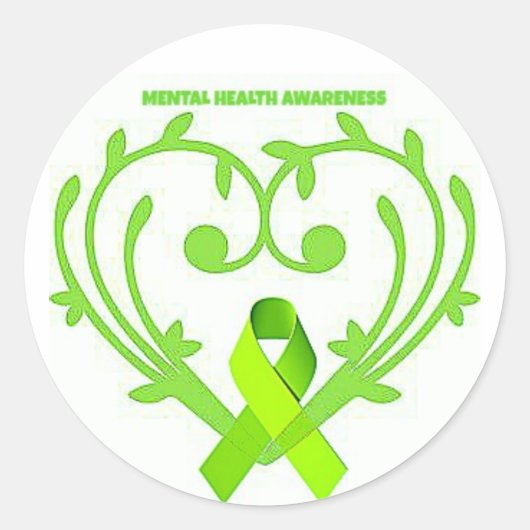 Mental Health Awareness Sticker (Voorkant)