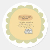 mental health awareness Sticker (Voorkant)