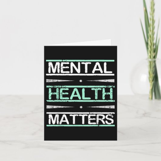 Mental Health Awareness Stigma Kaart (Voorkant)