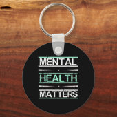 Mental Health Awareness Stigma Sleutelhanger (Voorkant)