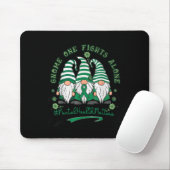 Mental Health Awareness Support Squad Gnome Green Muismat (Met muis)